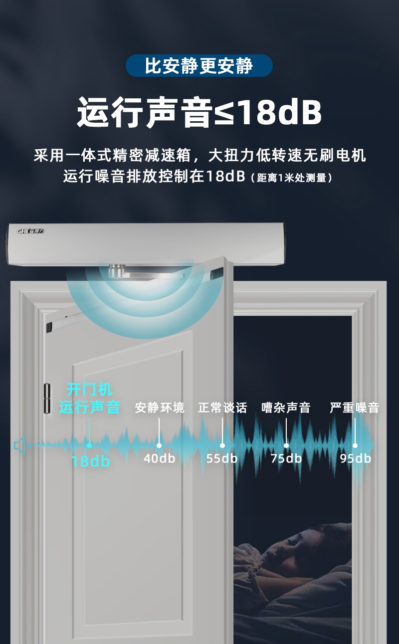 运行声音最小可达18DB，比安静更安静